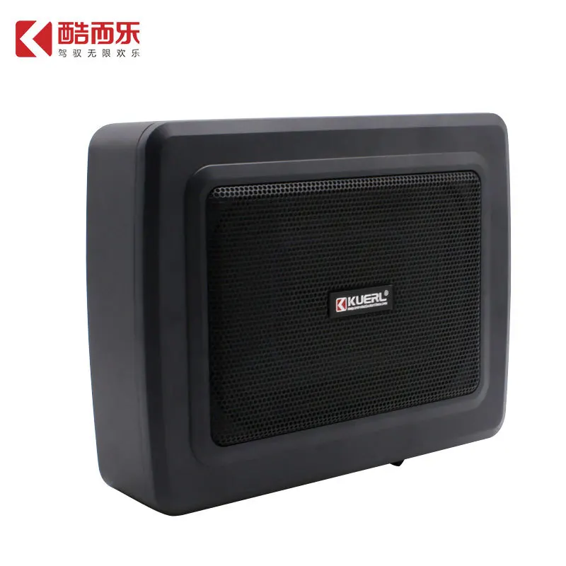 

small steel cannon 12V can be placed under the car chair aluminum alloy active 6 * 9 inch ultra-thin car subwoofer