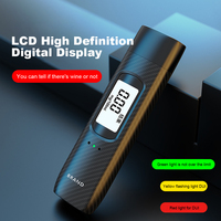 Digital Alcohol Tester LCD Display Professional Handheld Breathalyzer High Sensitivity Electronic Breathalyzer