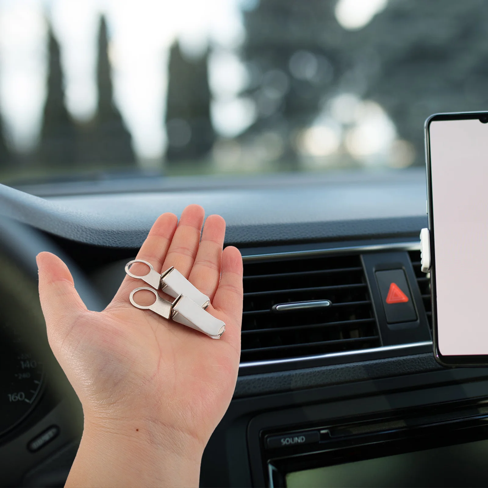 

10Pcs Car Freshies Supplies Air Vent Clip Holder Versatile Compatibility Long Lasting Scent Customization Car Freshies Supplies