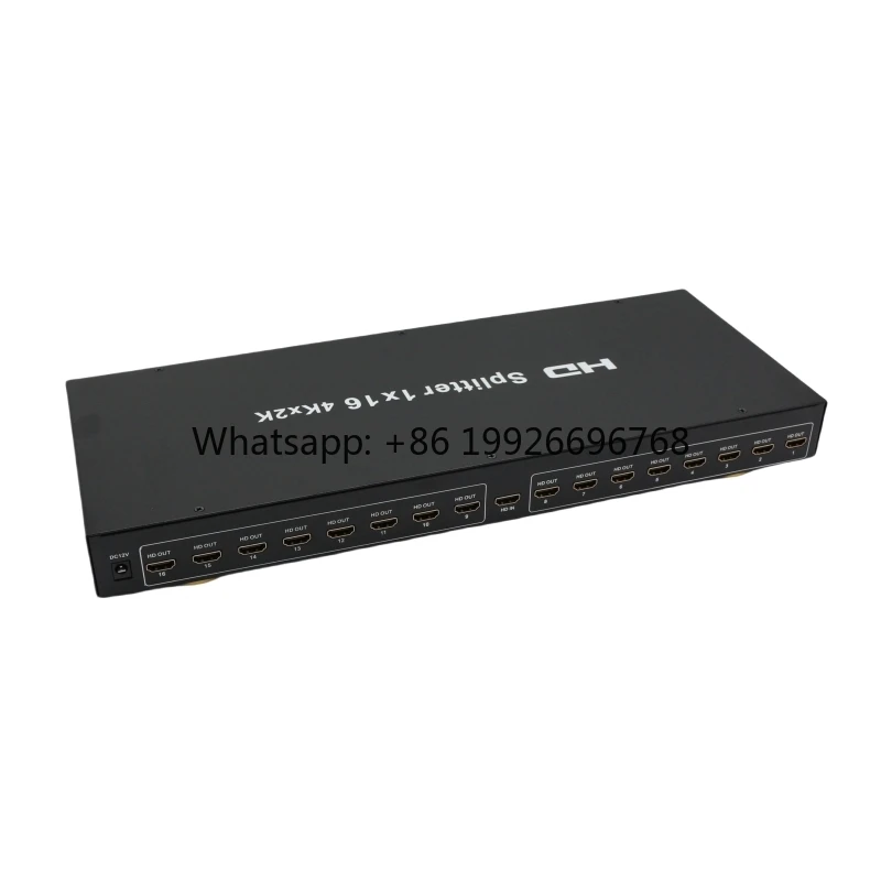 

DT-7416W 4Kx2K 16 Ports 1 in 16 Out HD Video HDMI1.4 Splitter 1x16 for HDTV Monitor