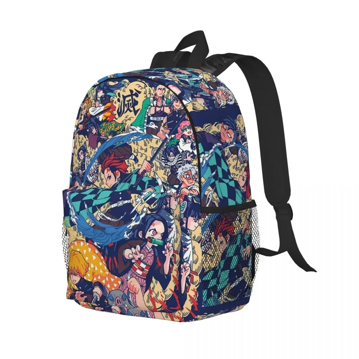 شيطان القاتل Yaiba أنيمي فيلم حقيبة الظهر رائجة البيع Daypack سعة كبيرة صبي الفتيات BookBag حقائب كتف للرجال والنساء حقيبة مدرسية