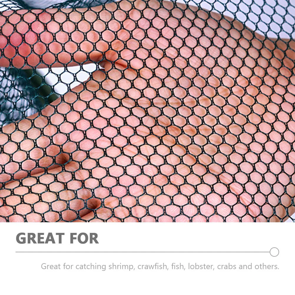 

Foldable Fishing Net Portable Fish Shrimp Crab Trap Large Capacity Wear-Resist Nylon Fishing Catcher for Lobster Crawfish