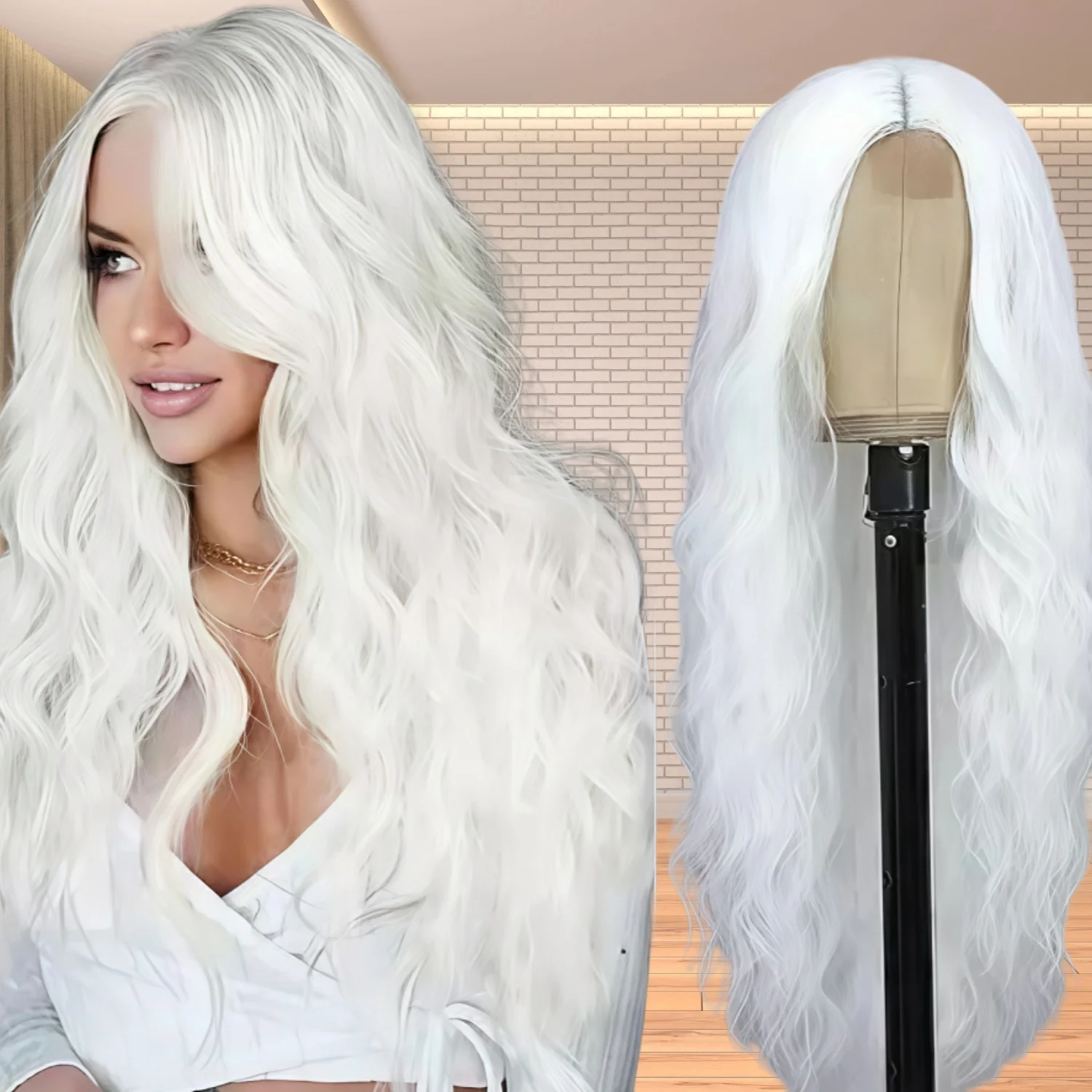 Рисунок 6 - 26-дюймовый синтетический парик спереди