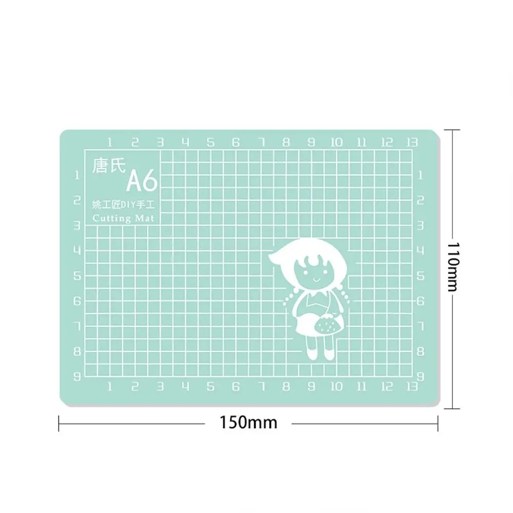 Strumenti di riparazione in PVC Artigianato fai-da-te Tappetini per scrittura Tagliere per carta da cucire Tagliere per incisioni Tappetini patchwork Tappetino da taglio con griglia A6
