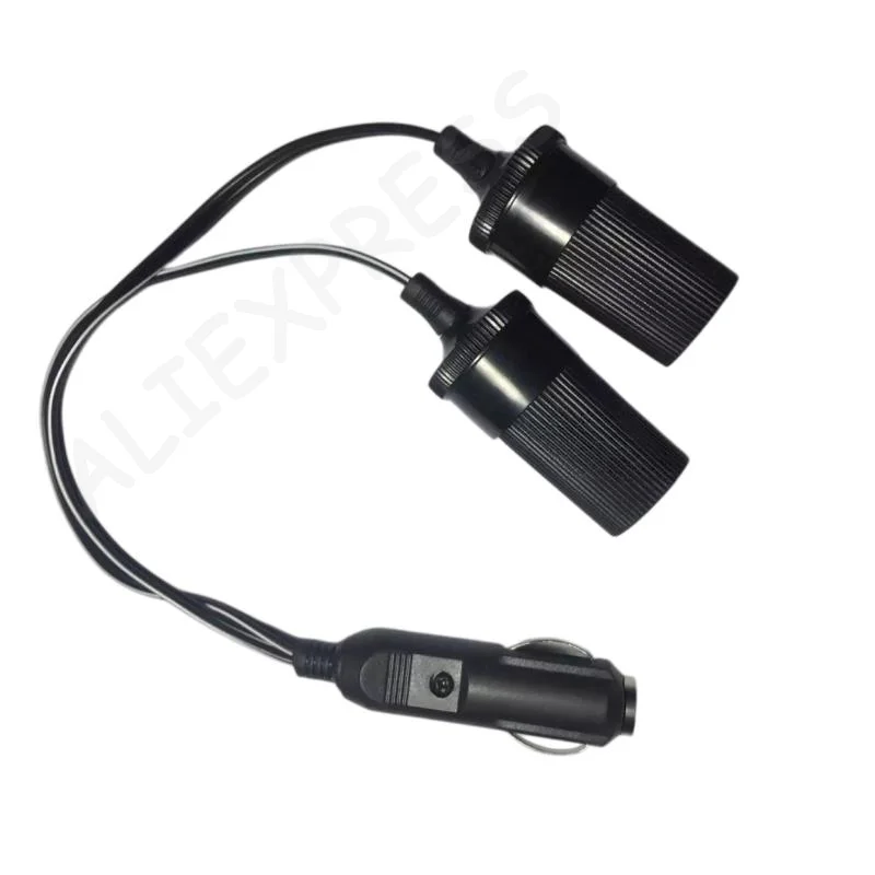 [G]Cigarette Lighter Extension Cable Adapter Professional Grade Replacement 12V 24V Universal for Car Truck Trailer Home Use