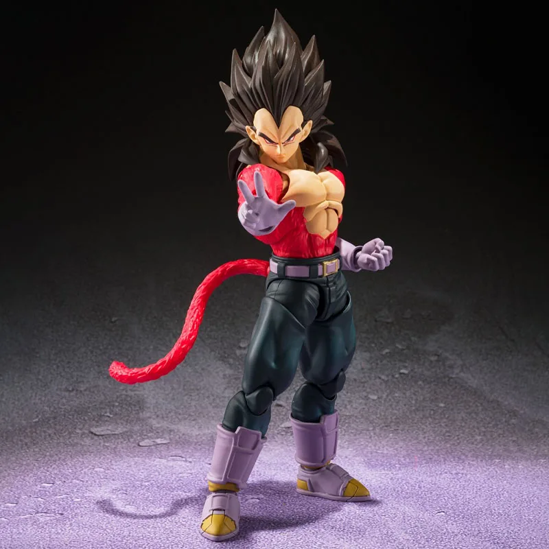 In Stock BANDAI Original Box Figuarts DRAGON-BALL VEGETA SSJ4 SON GOKU SSJ4 Action Figure Model Toy Gift for Kids view 2