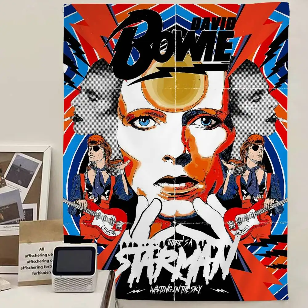 Retro singer D-David B-Bowie Hanging Bohemian Tapestry Bohemian Wall Tapestries Mandala Cheap Hippie Wall Hanging