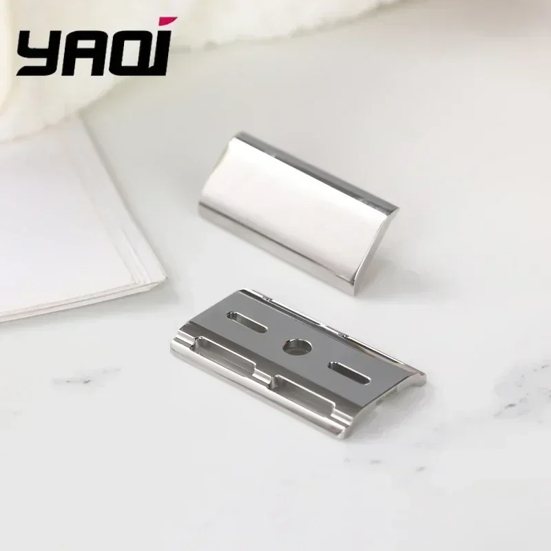 2026 YAQI Sentinel Razor Men Razor Ghost 90SB 316 Stainless Steel Polished Safety Razor Head with 0.90mm Blade Gap Collectibles