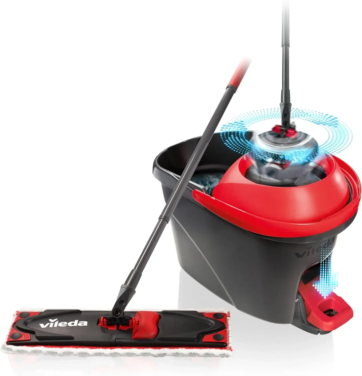 Vileda Ultramat Turbo Komplett Box Bodenwischer Set., Rotationen