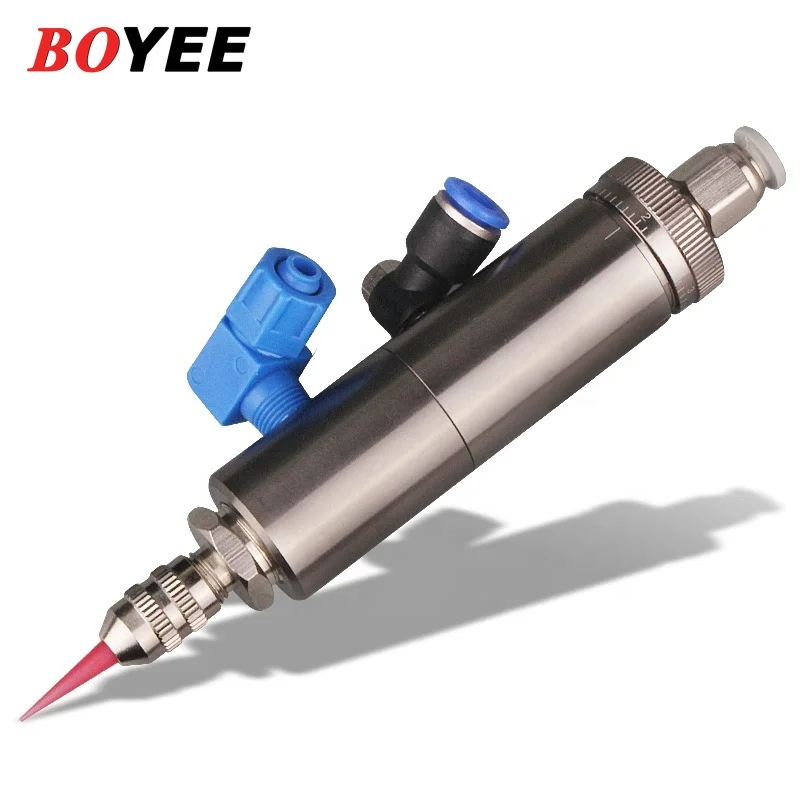 Thimble dispensing valve single liquid coating valve low viscosity glue yellow glue UV glue white latex automatic line drawing