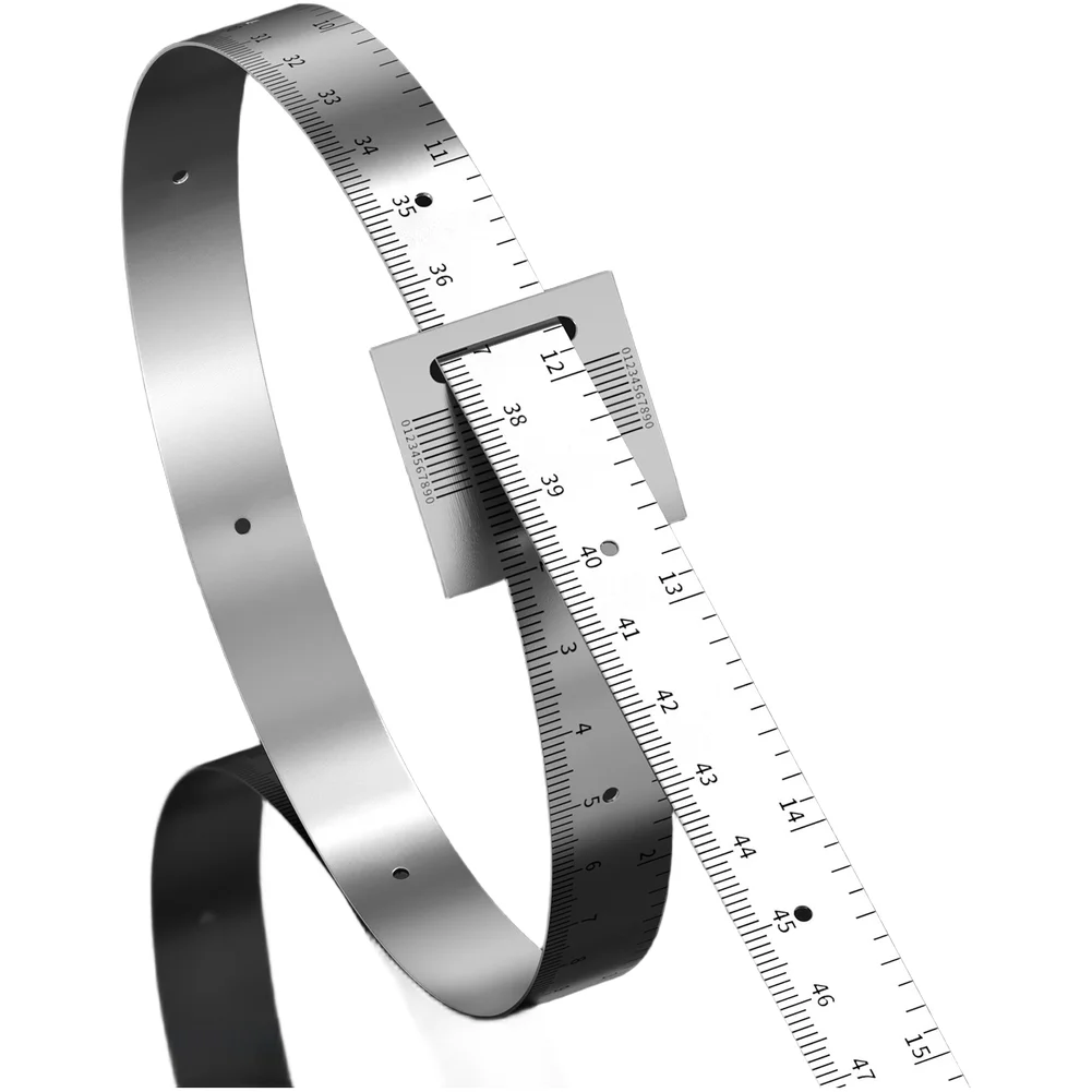 Dual Scale Diameter Circumference Ruler Precision Tape Measure Steel Measuring Tape Pi Tape Measure Professional Grade