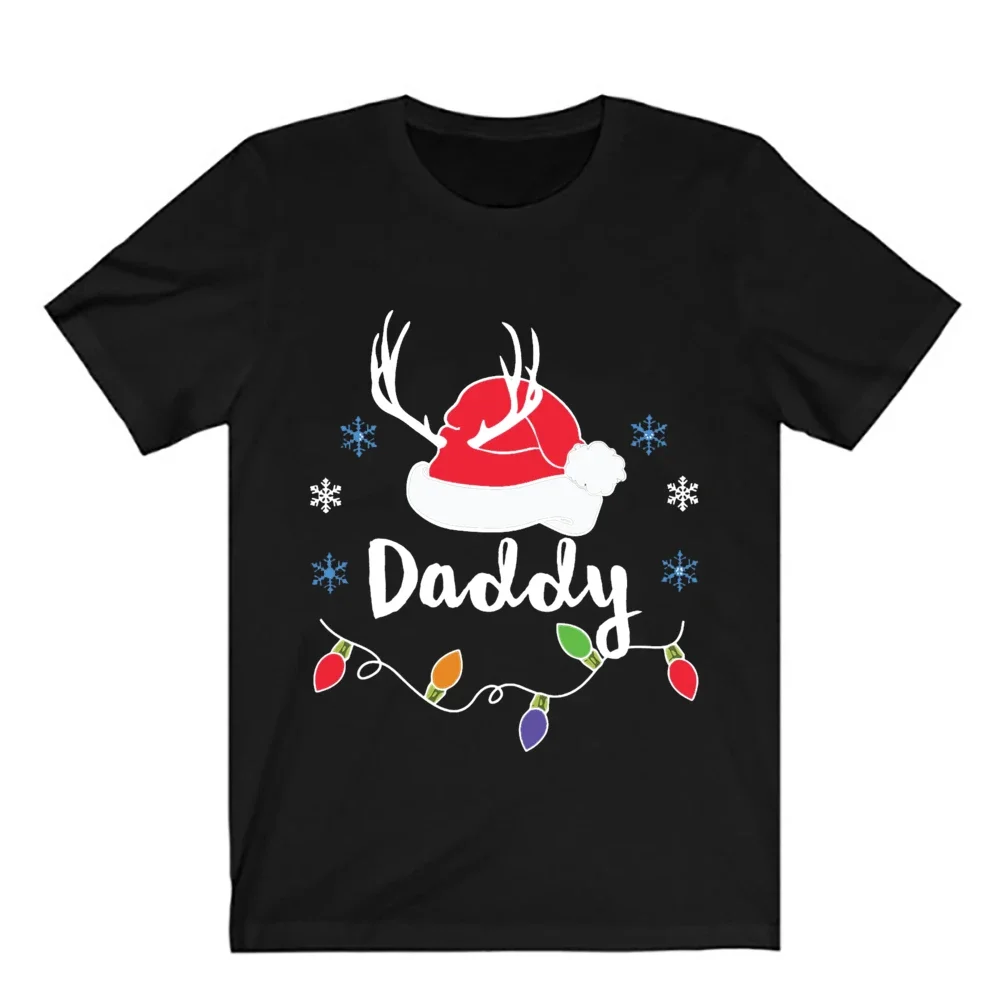 Wesołych Świąt Rodzina Dopasowany Strój Dorosły Dziecko Wygląd Ubrania T-shirt Top Wakacje Matka Ojciec Syn Córka T Shirt Baby Romper