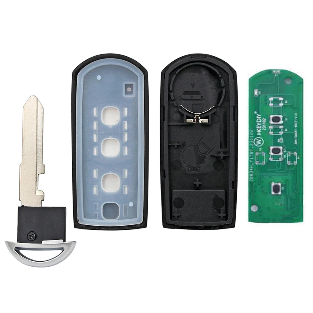 KEYDIY-الذكية مفتاح التحكم عن بعد ، ZB سلسلة ، 3 أزرار ، ZB43 ، يصلح ل KD-X2 ، KD-MAX ، مازدا نمط مبرمج ، الأصلي ، أحدث