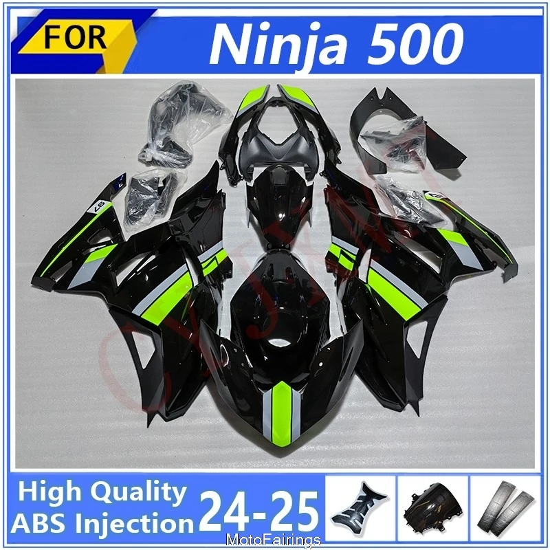 

Комплект обтекателей для мотоцикла Kawasaki Ninja 500 2024-2025: Обтекатели, крышка бака, кожух (Ninja500 24 25)