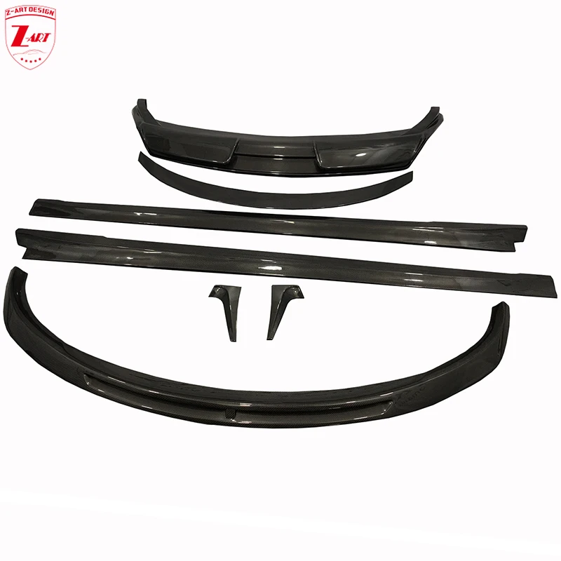 

Z-ART Model 3 Carbon Fiber Body Kit for Model 3 Carbon Fiber Aerokit Model 3 R Front lip +Arti Side Skirts Rear Diffuser Spoiler