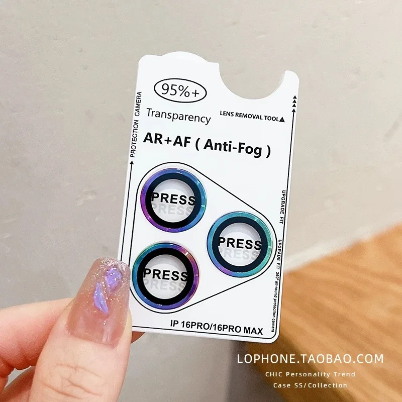 2-3 Uds lente de cámara de cristal para IPhone 17 Pro Max 16 15 14 Plus 13 12 Pro Max 13Mini Protector de pantalla lente trasera vidrio Protector