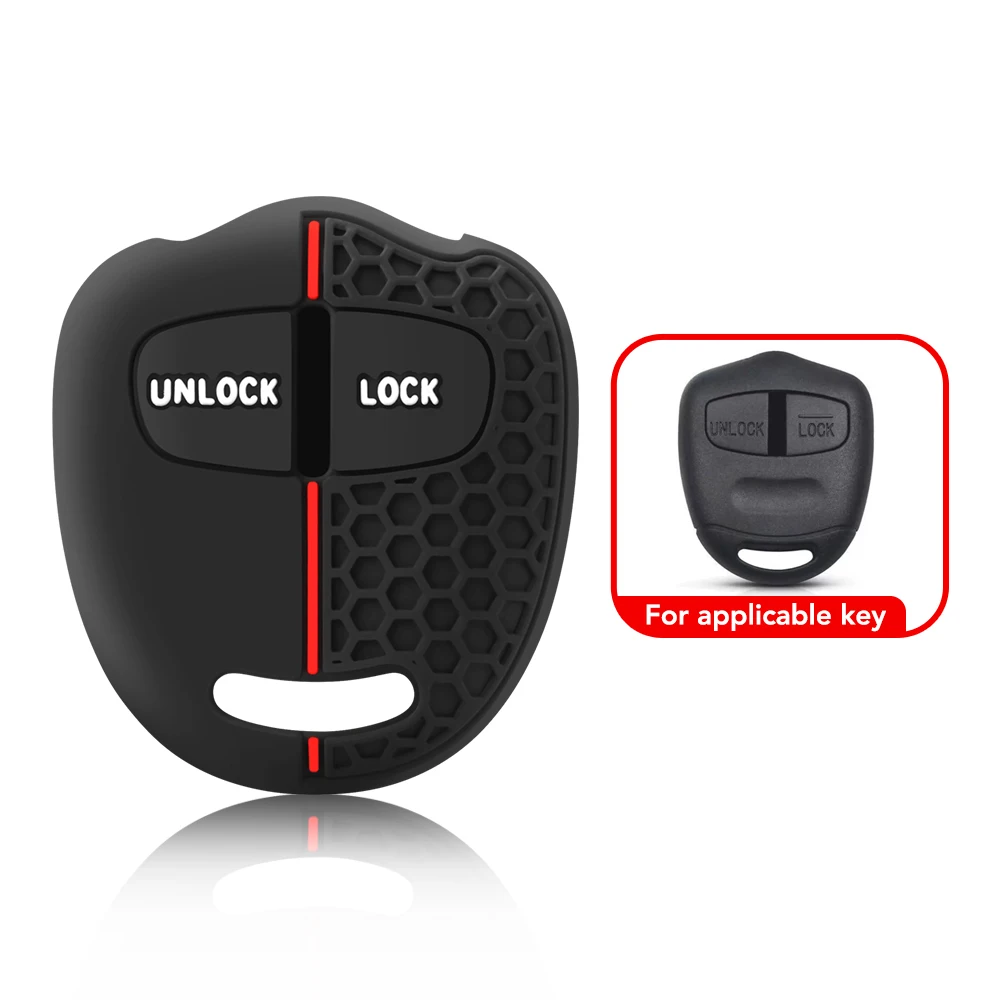 غطاء حافظة مفاتيح السيارة من السيليكون ، إكسسوارات لميتسوبيشي لانسر ، إكس ، تطور ، جراندي ، اوتلاندر ، تريتون ، باجيرو ، ASX ، 2 ، 3 أزرار #3