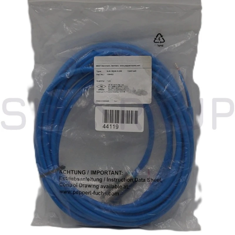 New for PEPPERL FUCHS NJ5-18GM-N-5M Inductive Proximity Sensor