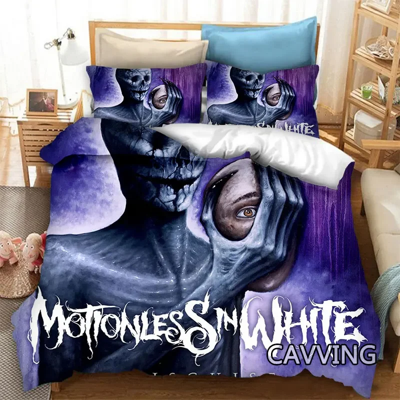 

Motionless in White 3D Printed Bedding Set Duvet Covers & Pillow Cases Comforter Quilt Cover (US/EU/AU Sizes) Home Textile K02