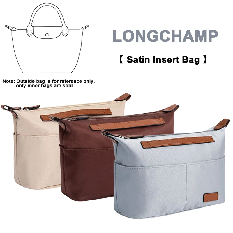 EverToner Nylon Insert Organizer Bag for Longchamp LE PLIAGE Bag Luxury Handbags Travel Inner Purse Portable Makeup Bags