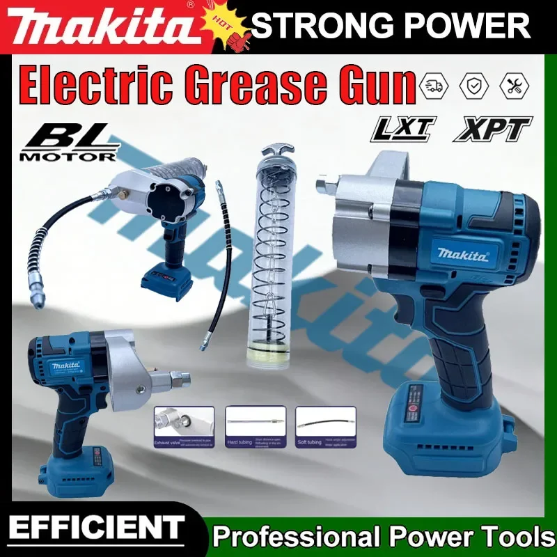 

Makita High Pressure Lubricating Oil Injector Machine Grease Guns Brushless Electric Grease Gun For 20V Battery