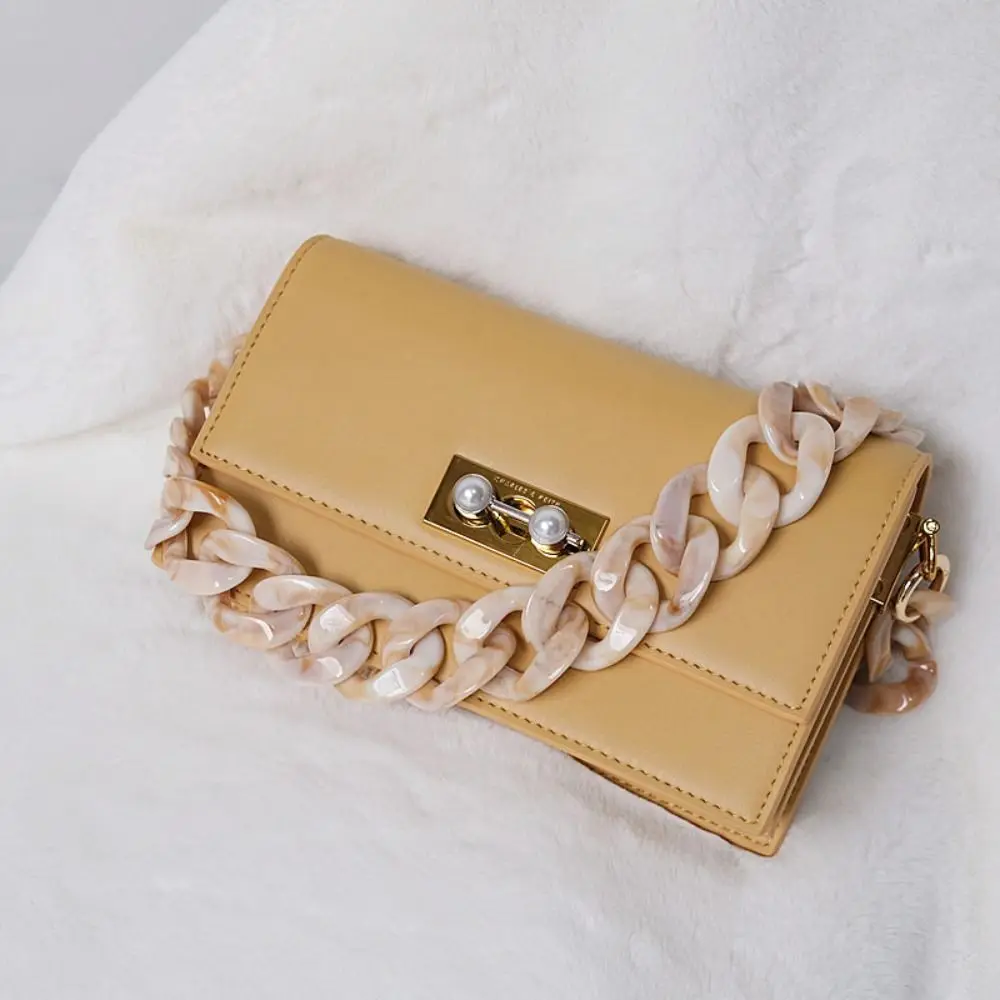 Fashion Luxury Replacement Bag Accessories Purse Chain Belt Acrylic Resin Bag Chains Handbag Clutch Chain Shoulder Bag Straps