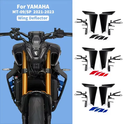 Accesorios para motocicleta MT09, alerones laterales desnudos deportivos, Deflector de ala aerodinámico para YAMAHA MT-09 SP 2021 2022 2023