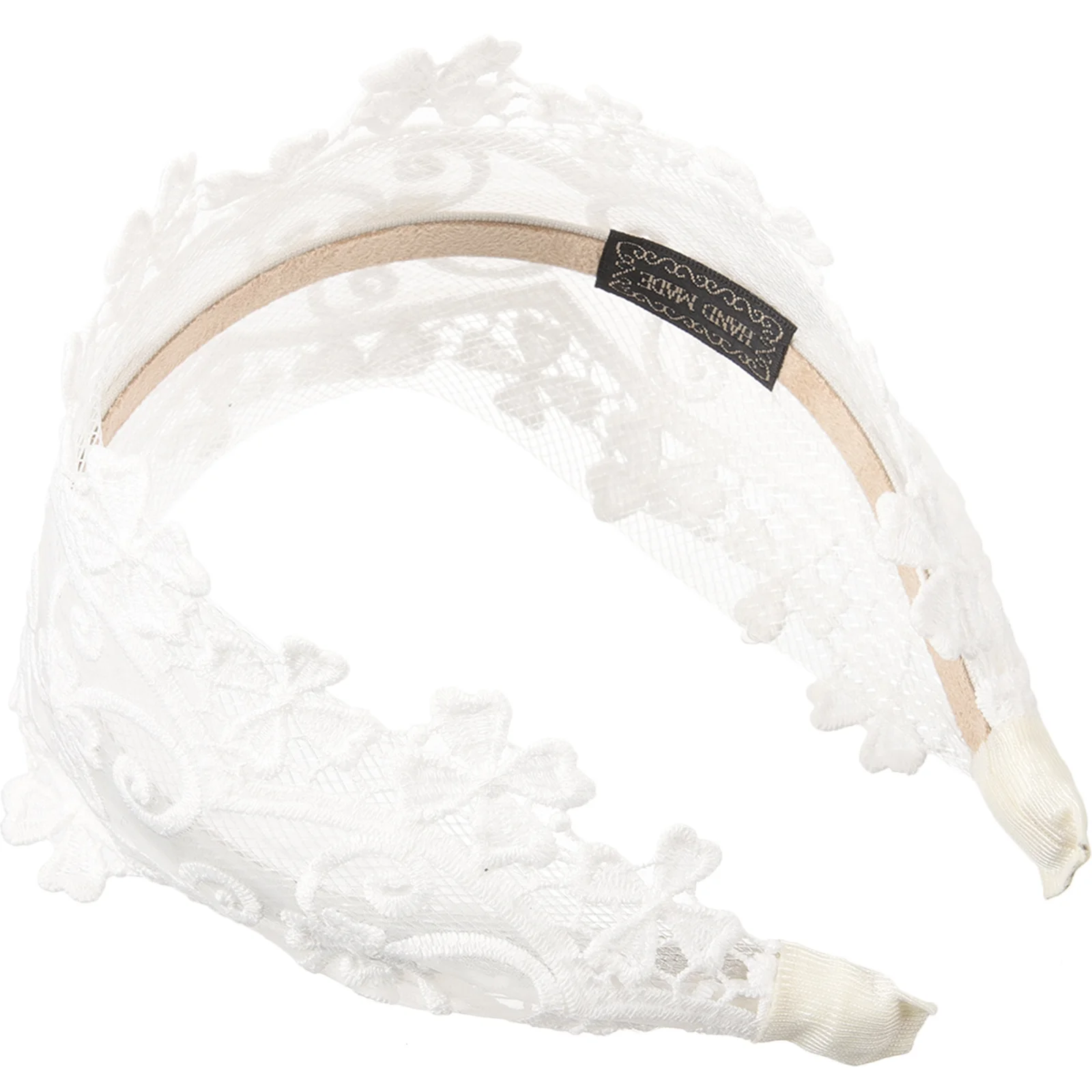 Women Lace Headband Beautiful Wide Fabric Hair Accessory Elegant Comfortable Design Ideal for Party Gathering Daily Fashion Look