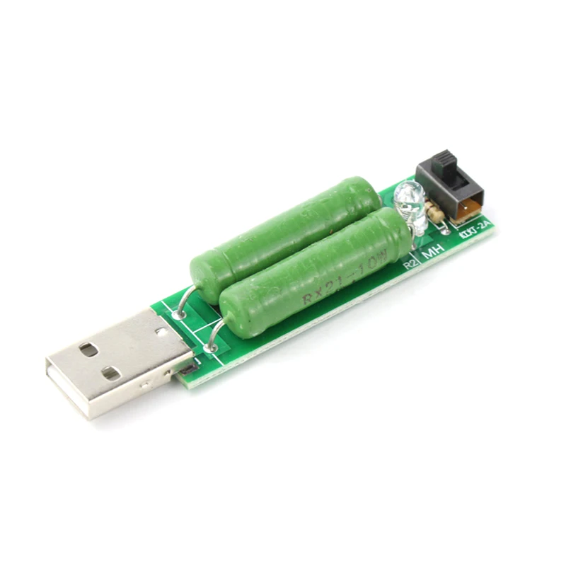 -2A/1A de la resistencia de carga 2A/1A del tester de corriente de voltaje de la capacidad de la batería del cargador micro USB LCD