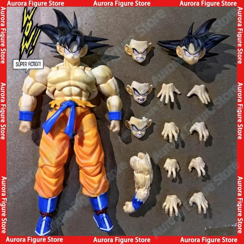 W magazynie WOW Super Action Dragon Ball Z SHF SSJ Kaiouken Kaio Ken Son Goku Figurki Akcji Anime Zabawki Modele PVC Prezent