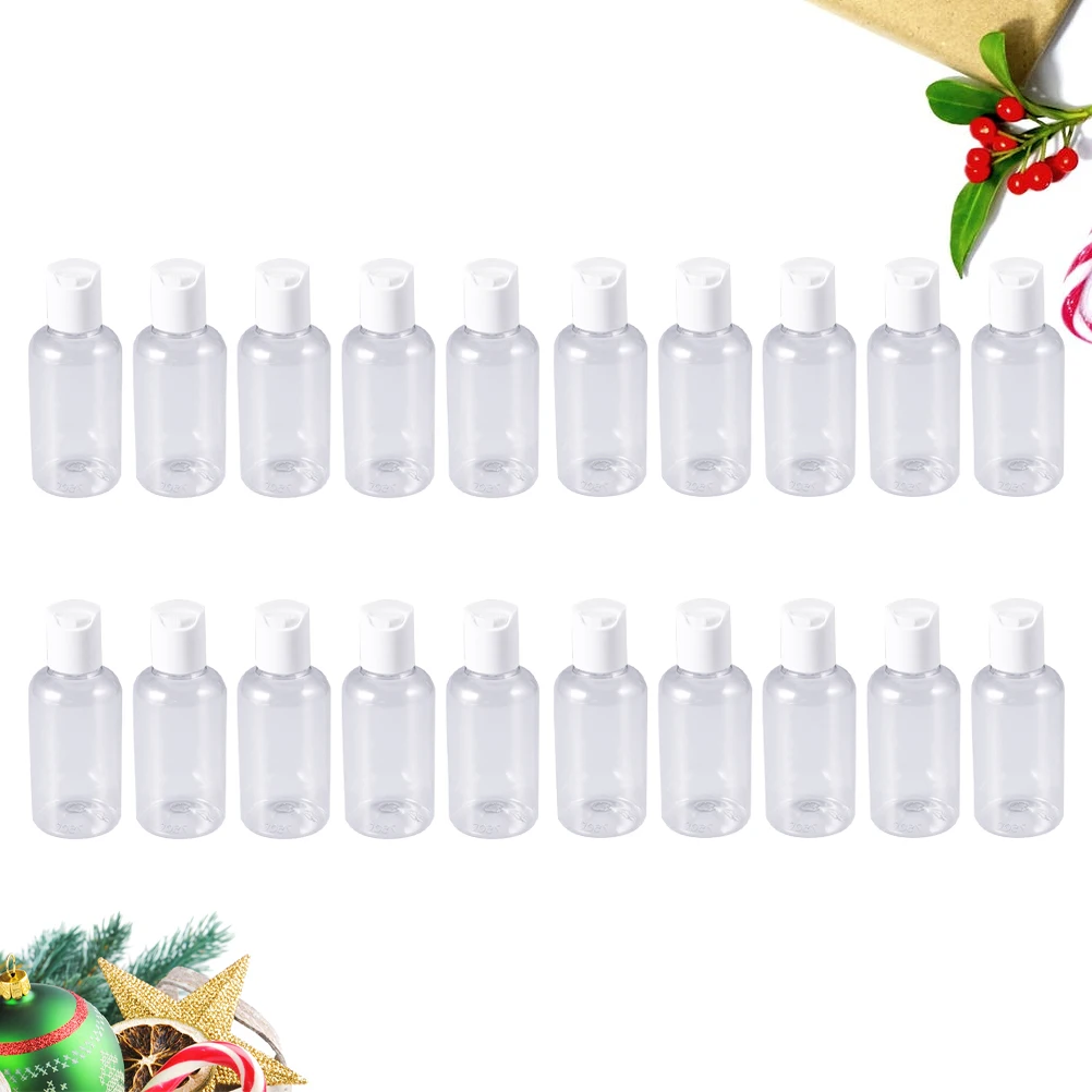 12Pcs 50ml Travel Bottles Refillable Storage Containers Press Open Close Easy Use Shampoo Lotion Face Wash Ecofriendly