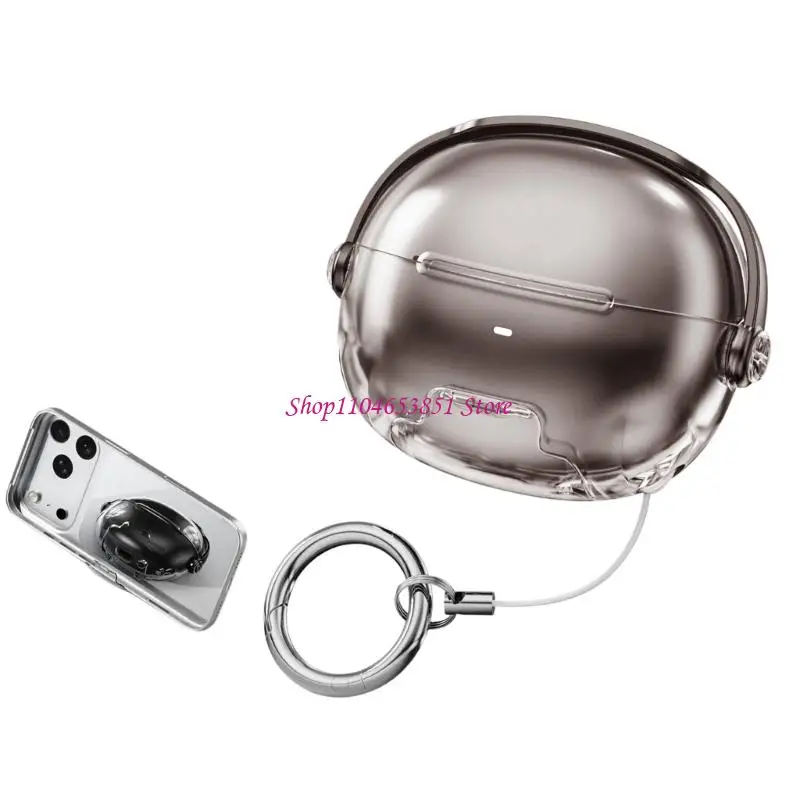 Protective Earbud Case Cover for MC2 Headsets, Locking Shell with Phone Stand and Clip for Commuters Daily Carry