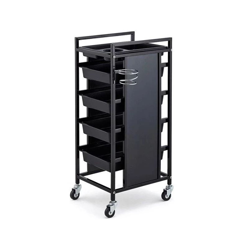 Chariot d'hôpital pour extension de cheveux, chariot de maquillage, beauté, esthétique, meubles, doré, auxiliaire, affaires, portable