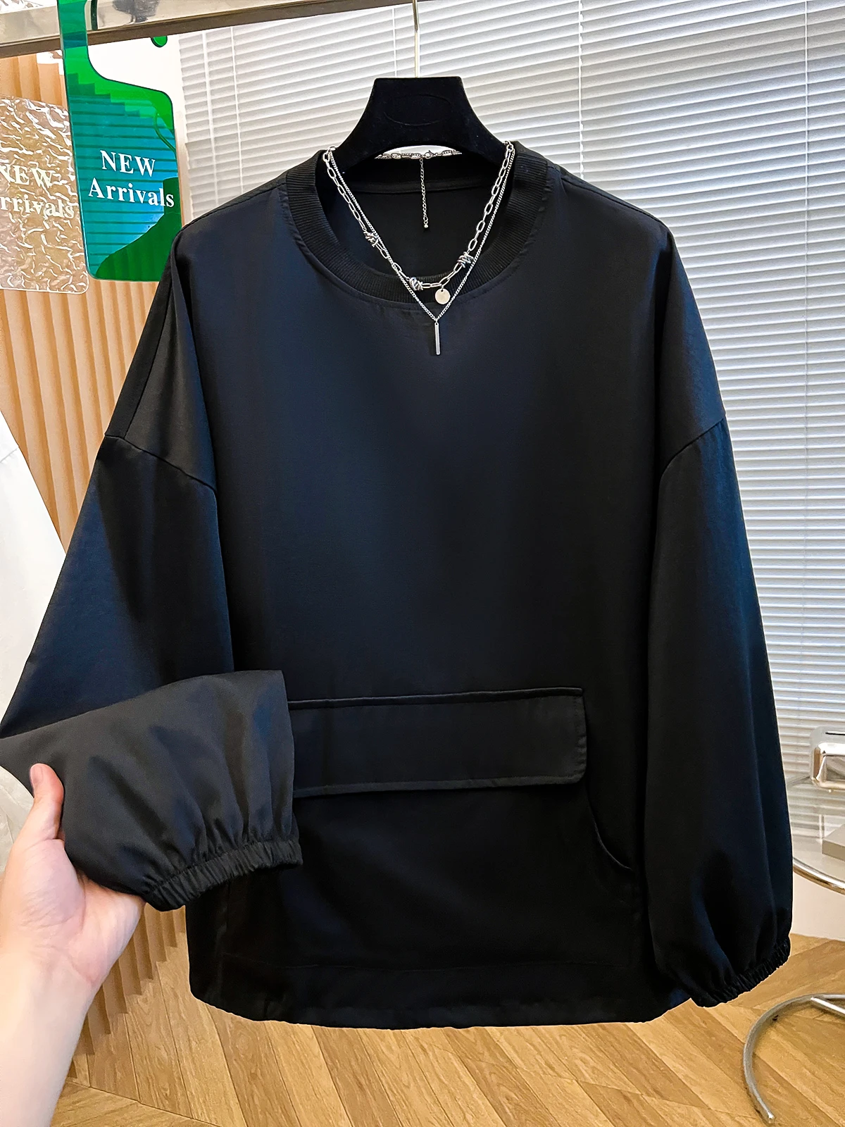 Oversize Spring Autumn T Shirt Blouse Women Loose Long Sleeve Pullover Pocket Woman Shirt Ladies Tops Blusas Mujer De Moda