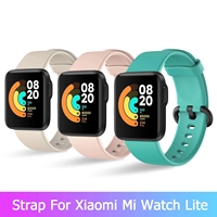 SiliconeStrap For Original Xiaomi Mi Watch Lite Global Version Smart Watch Replacement Sport Bracelet Wristband for Redmi Watch