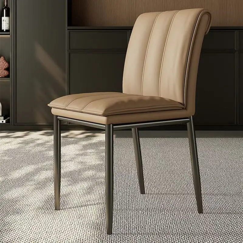 Light luxury Nordic hotel high-end dining chair Home modern dining chair Restaurant chair