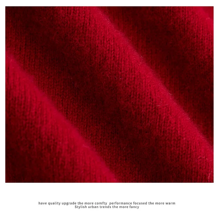 100% reiner Merinowollpullover für Herren, V-Ausschnitt, Strickpullover, große Größen, Kaschmir, Herbst/Winter, neuer Langarmpullover, hochwertige Oberteile – Detail 31