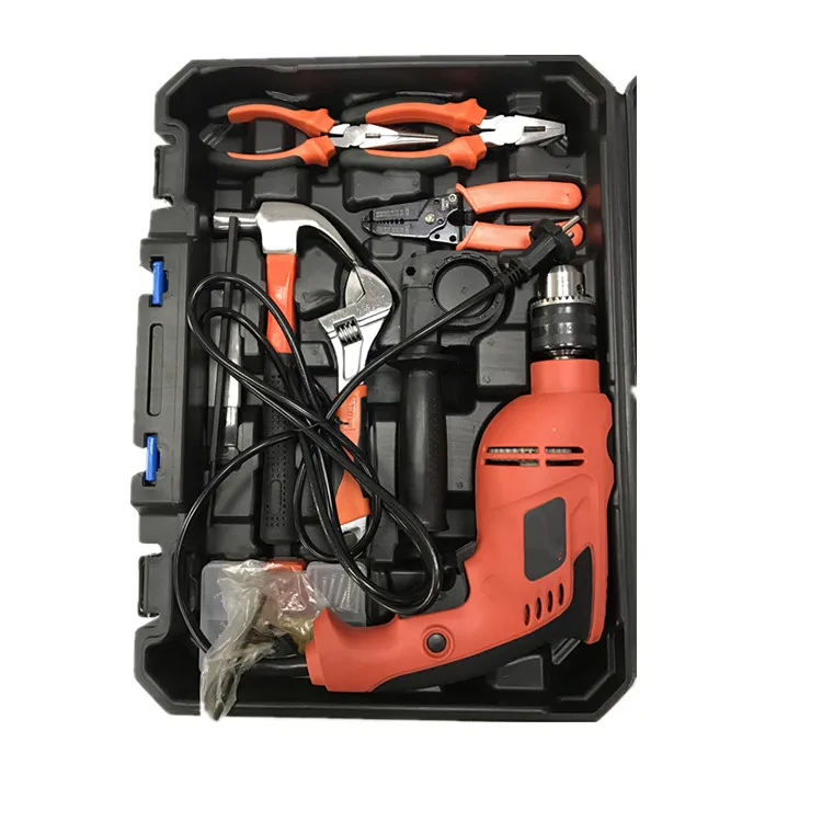 Hot Sale 112 Power Tools Household Tools Set Electric Impact Drill Hand Tools Set