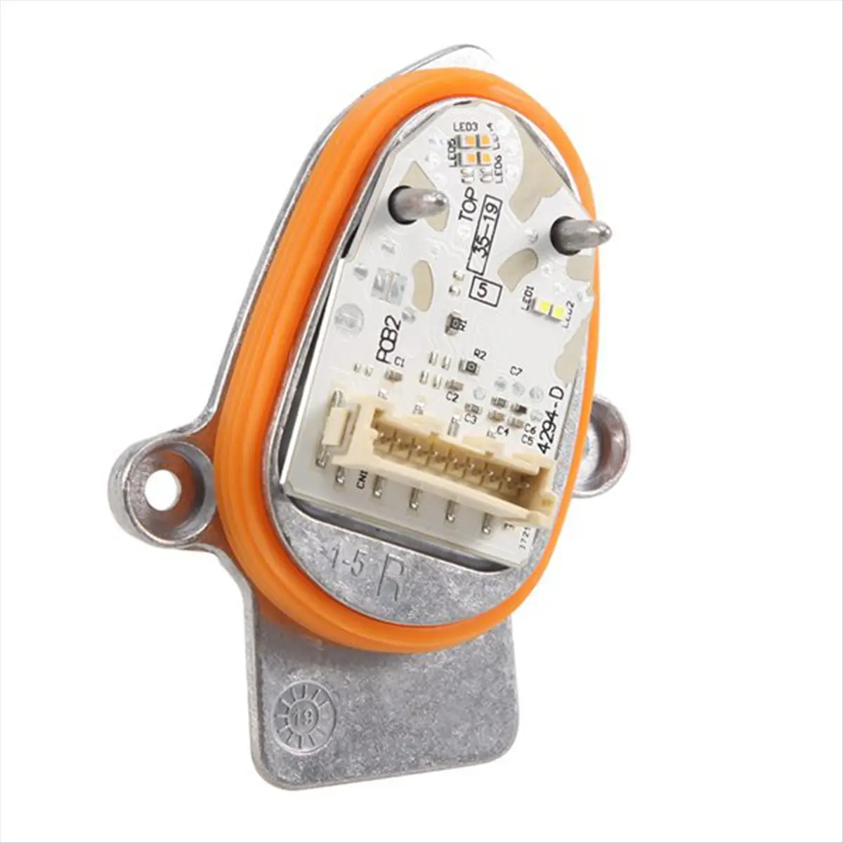 #91L LED Headlight Module,Turn Signal Daytime Running Light Source Module 63119477822 for BMW (Silver)