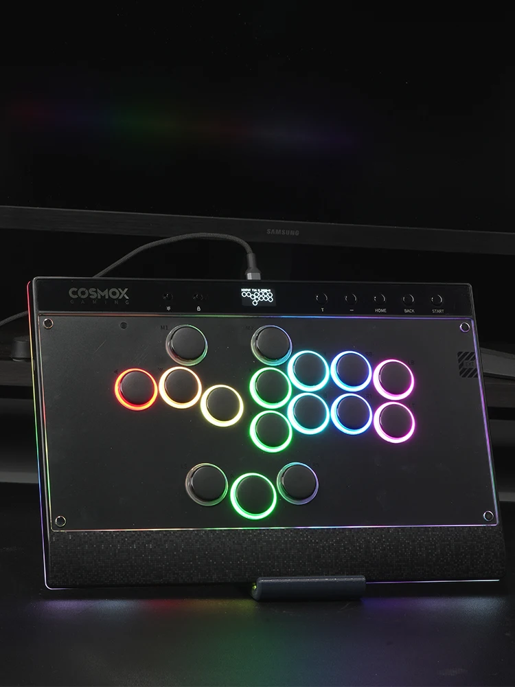 Haute42 Magnetische Hitbox Leverloze Controller Knop Rim Arcade Controller Voor PC/PS4/PS5/Switch Stickloze Arcade Stick Hitbox - afbeelding 2