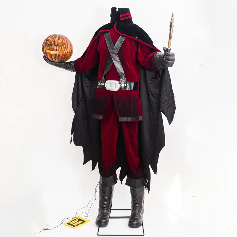 

Halloween Haunted House Amusement Park Large Haunted House Electric Sensor Ornament Headless Pumpkin Knight