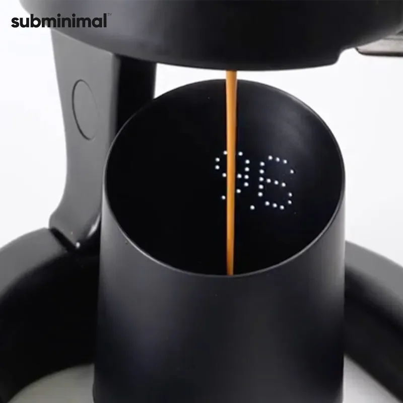 Bilancia elettronica per caffè subminimale di vendita calda, pesatura specifica italiana dei chicchi di caffè, mini bilancia portatile disegnata a mano intelligente,