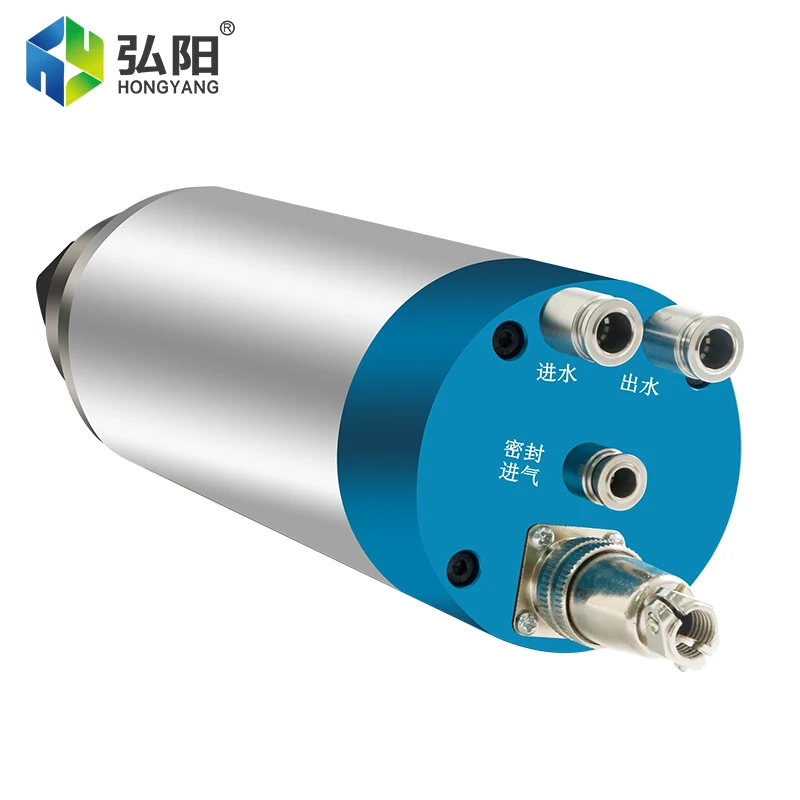 3,0 kW wasser gekühlter Spindel motor 4 Lager 220V 380V Er20 Spannfutter d = 80mm für DIY CNC Edge Maschinen spindel 1333Hz 40000 U/min