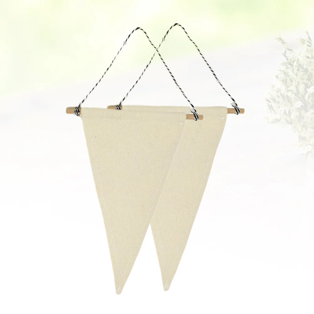 2pcs Badge Brooch Accommodates Pennant Pennant Banner Hanging Badge Brooch Display Pendant Banner (Primary Colour S)