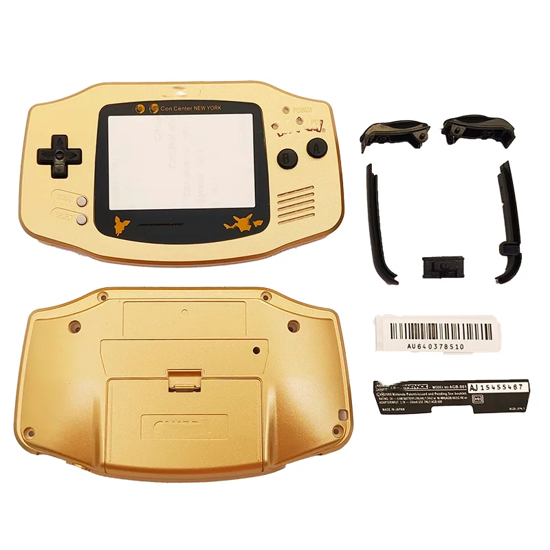 Édition limitée pour Nintendo Gameboy GBA coque rigide avec remplacement d'objectif d'écran pour boîtier de Console Gameboy Advance