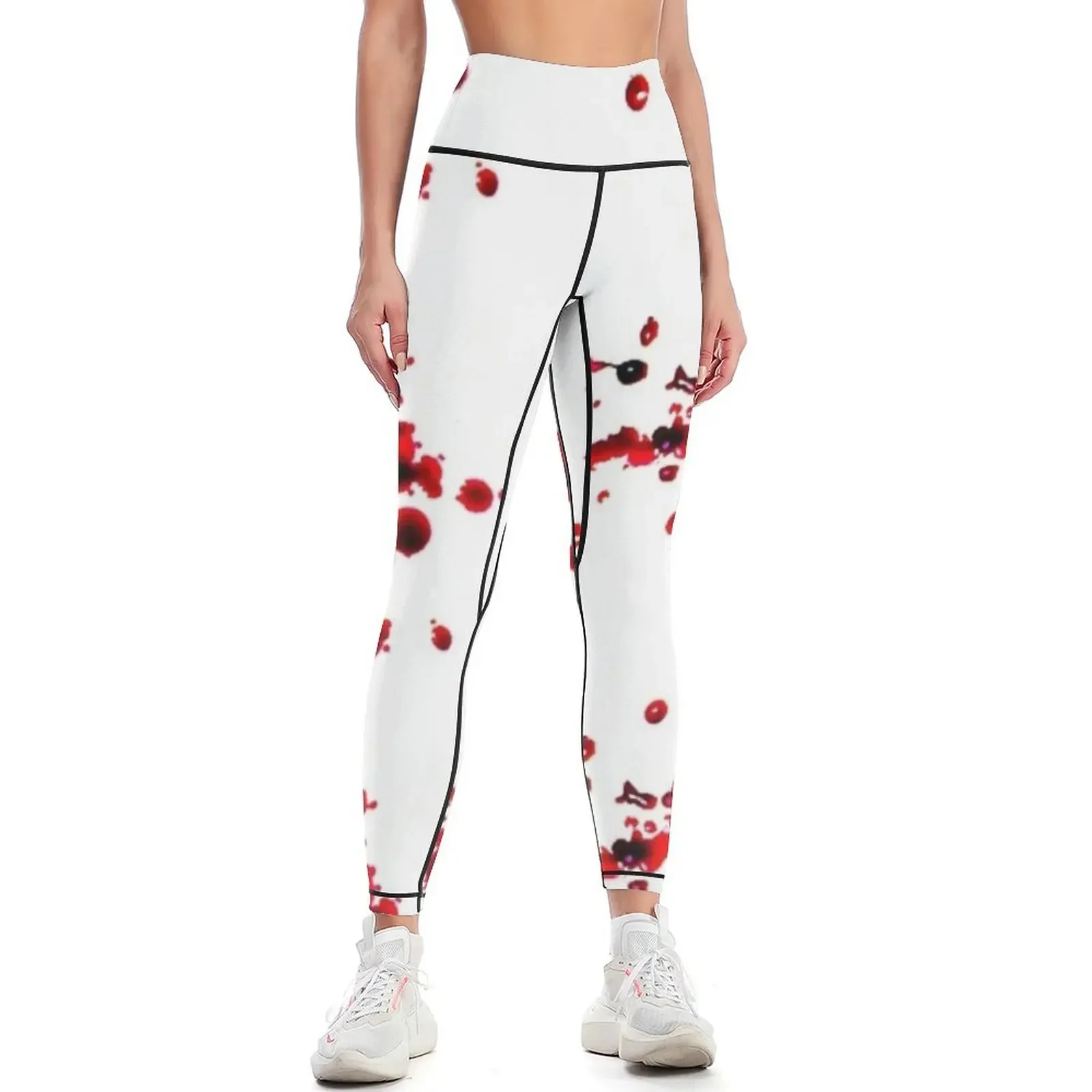 Blood Stained Leggings gym pants sportswear woman gym 2025 for physical Womens Leggings