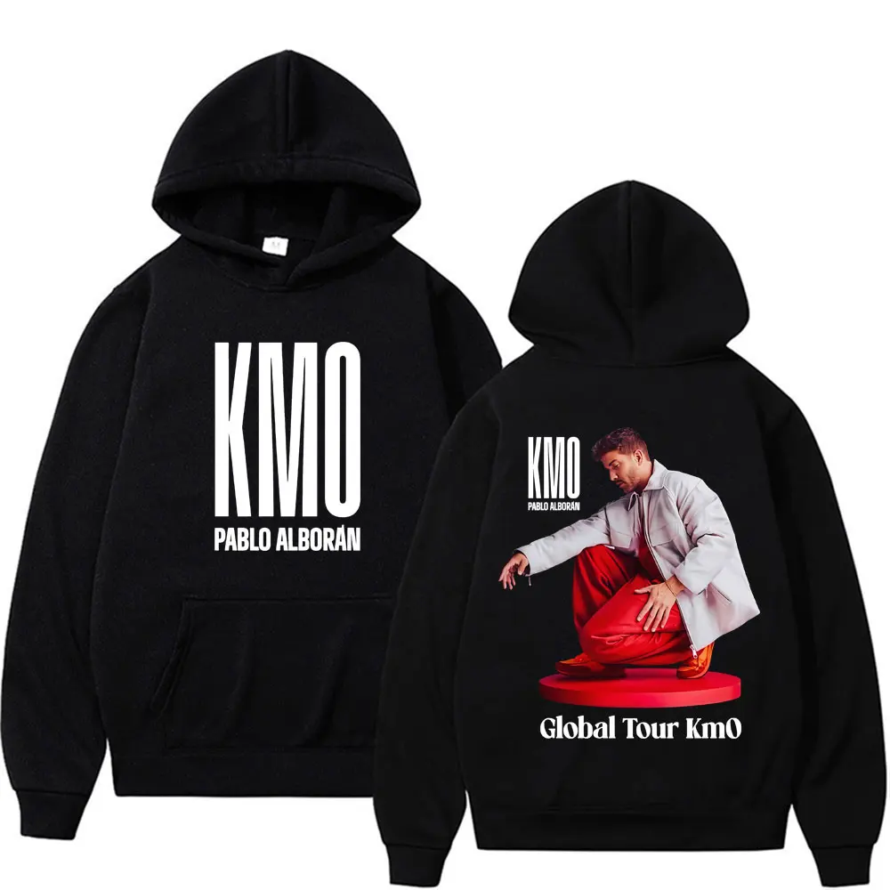 

Мерч-худи Pablo Alborán Global Tour Kmo 2026: модные винтажные пуловеры в стиле хип-хоп для мужчин и женщин, повседневные флисовые толстовки, уличная одежда