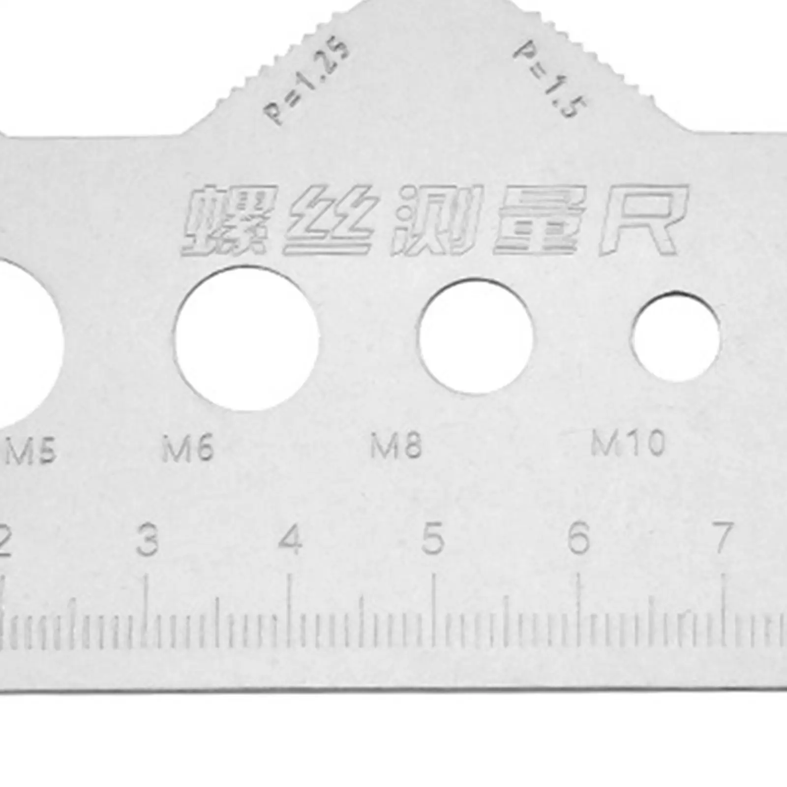 Screw Measuring Gauge Thread Tester Portable Screw Sizing Tool for Mechanical Engineers Enthusiasts