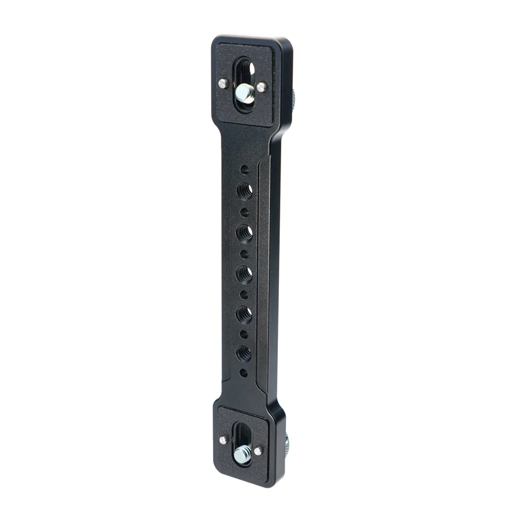 BGNing Aluminium-Horizontalverlängerungsstange mit 1/4-Zoll-Schraube und Arri-Positionierloch für DJI Pocket4 Handy-Fill-Light-Stativstange – Detail 13