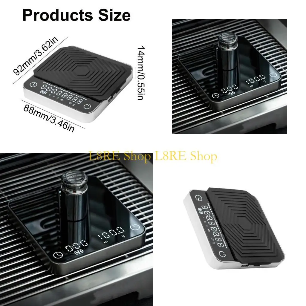 

L8RE Coffee Scale Digital Kitchen Scale Travel Scale Suitable for Coffee and Baking